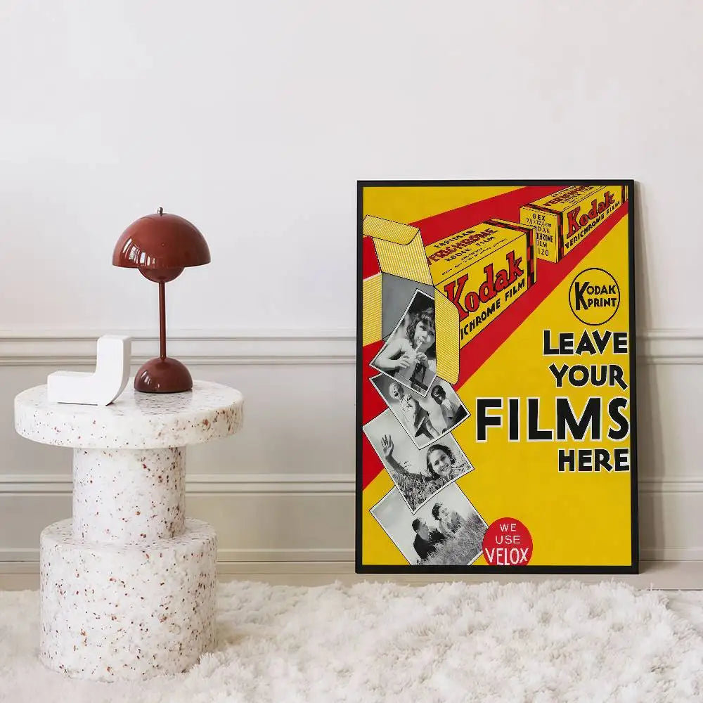 Vintage Kodak Style Wall Art Poster