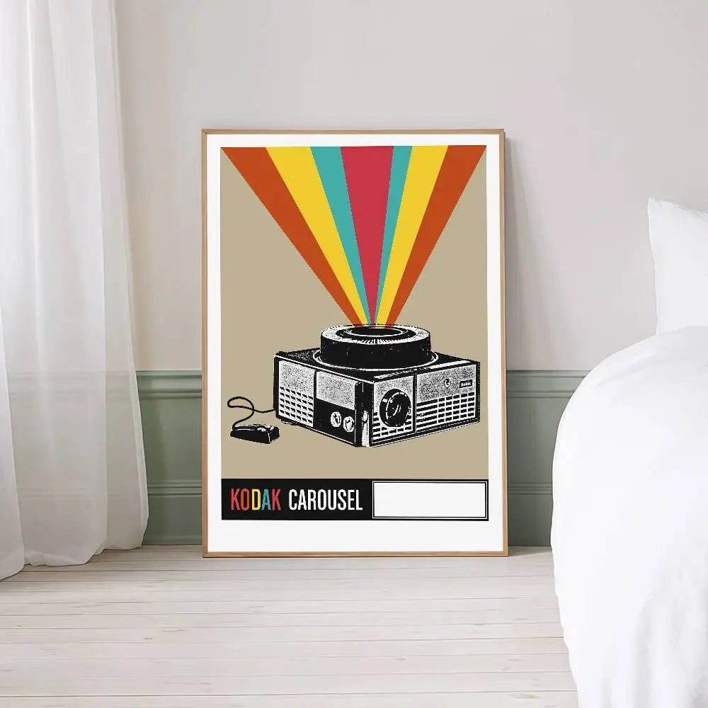 Vintage Kodak Style Wall Art Poster