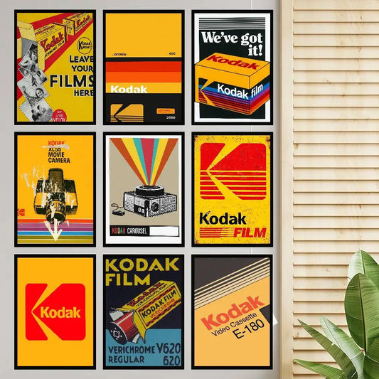 Vintage Kodak Style Wall Art Poster