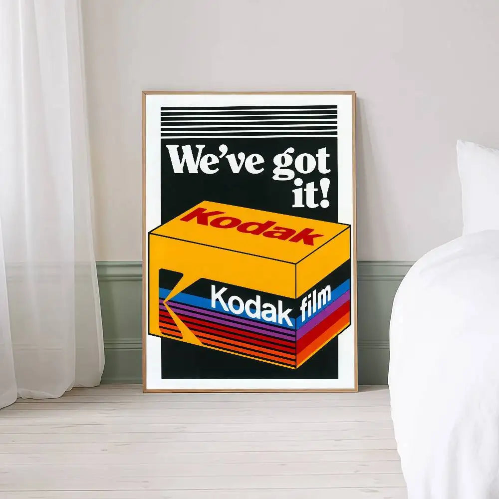 Vintage Kodak Style Wall Art Poster