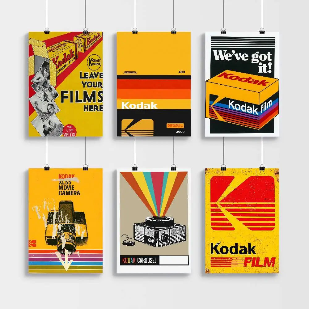 Vintage Kodak Style Wall Art Poster